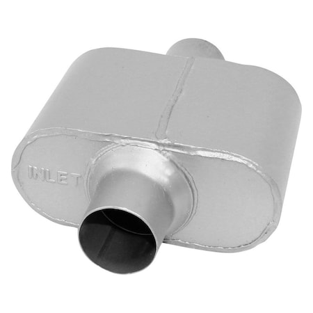 Ap Exhaust Products Xlerator Performance Oval Exhaust Muffler with Inlet-Outlet Neck AP375848